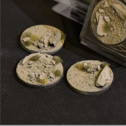 Arid Steppe Bases Round 50mm (x3)