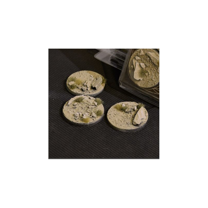 Arid Steppe Bases Round 50mm (x3)