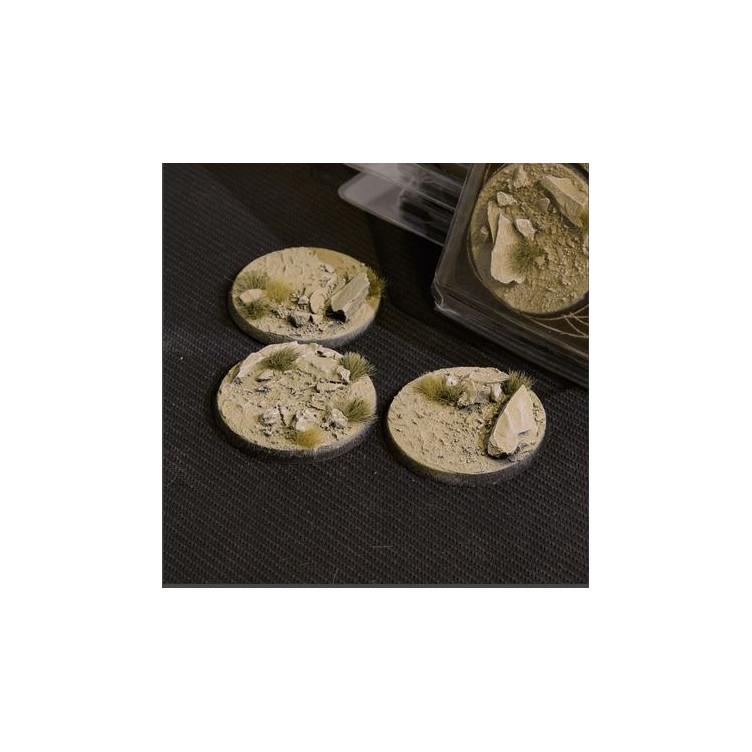 Arid Steppe Bases Round 50mm (x3)