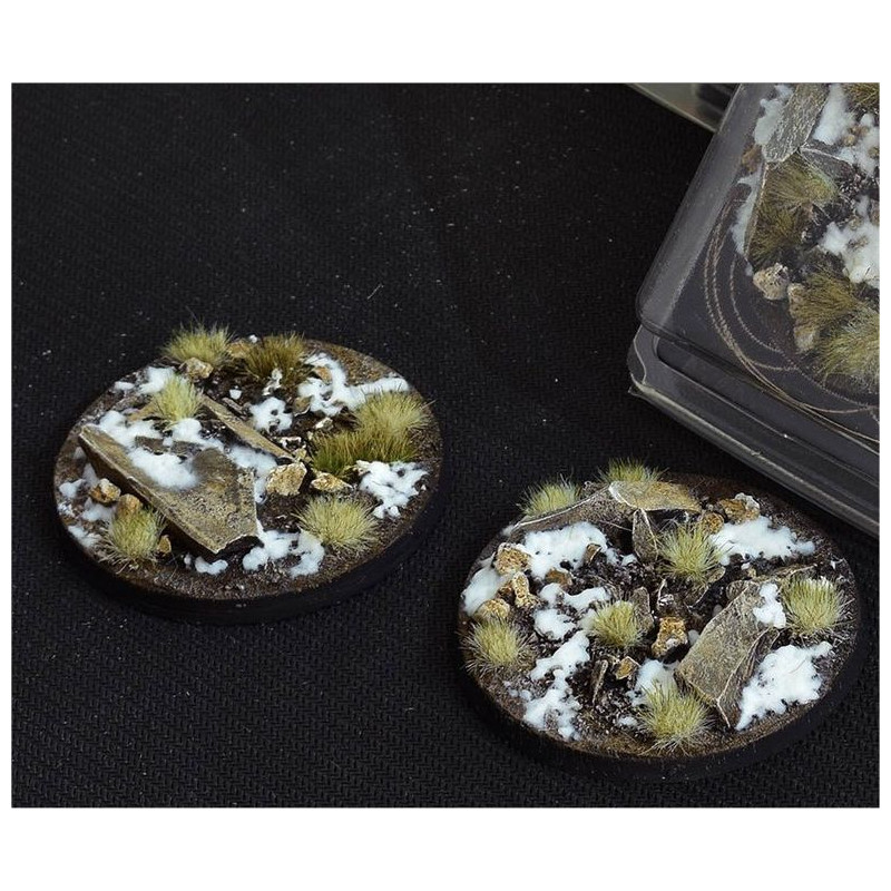 Winter Bases Round 60mm (x2)