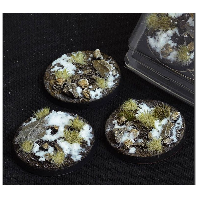 Winter Bases Round 50mm (x3)