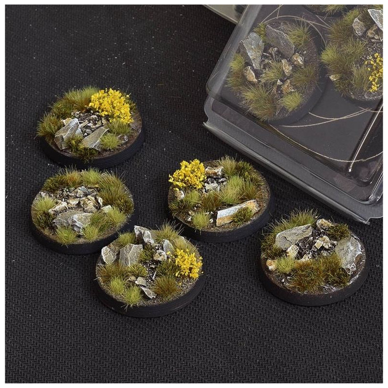 Highland Bases Round 40mm (x5)