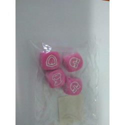 Pack Dados Rosa (4)