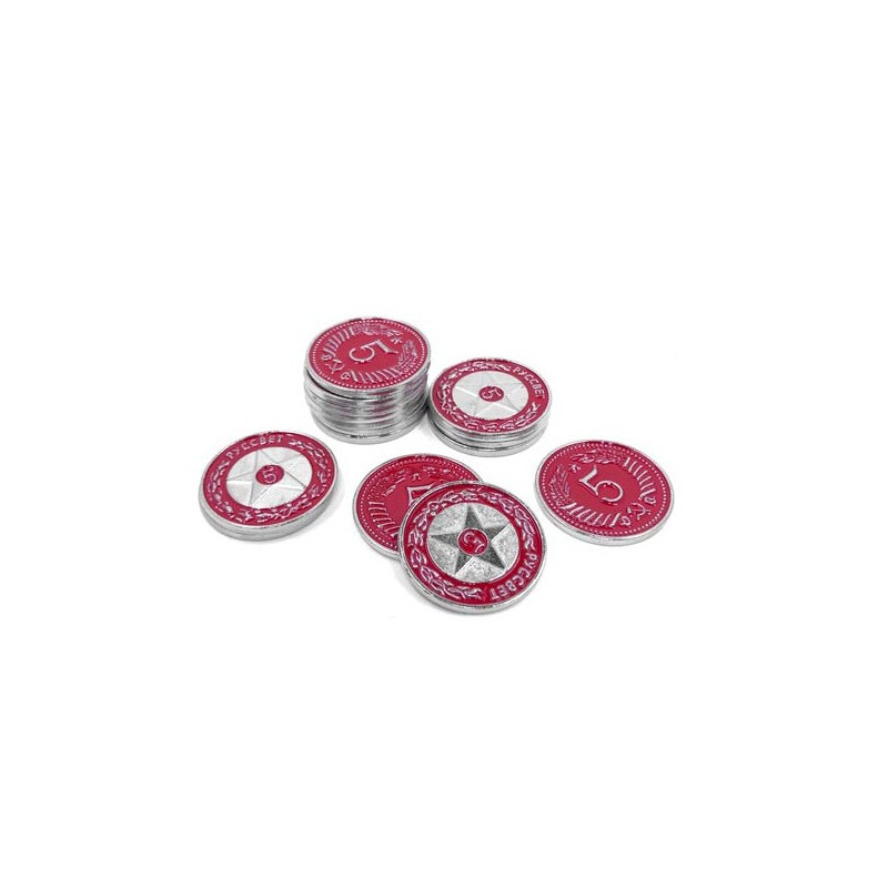 Scythe: Metal Promos Red Coins $5