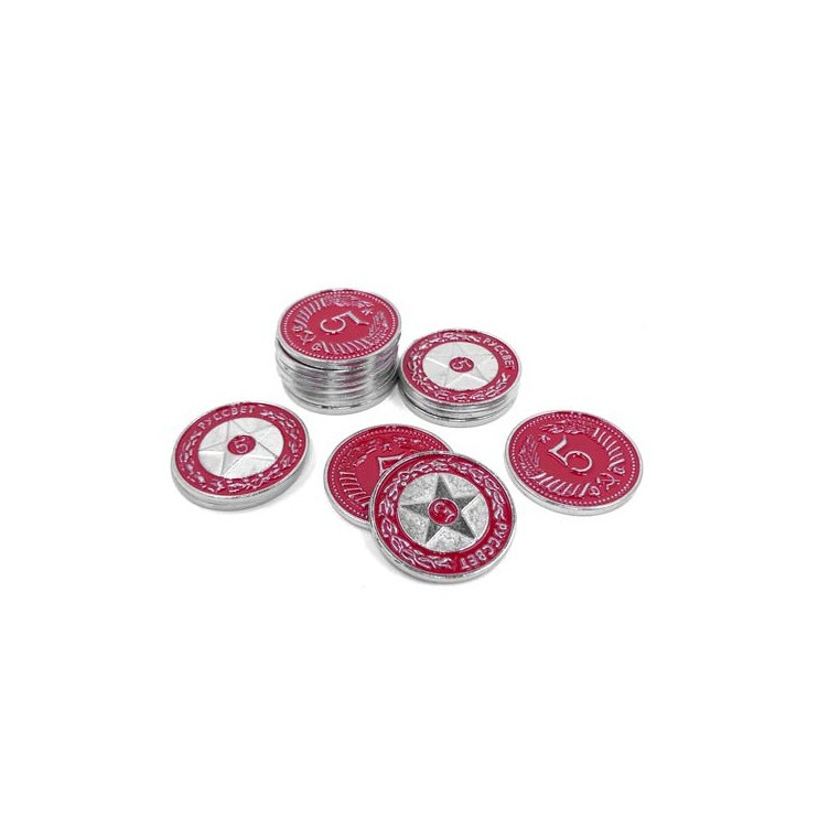 Scythe: Metal Promos Red Coins $5