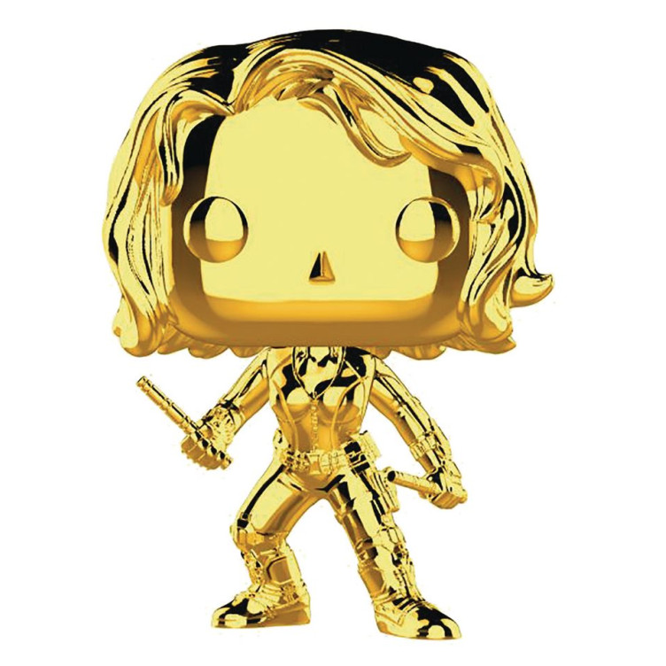 Marvel Studios 10 POP! Black Widow Gold Chrome