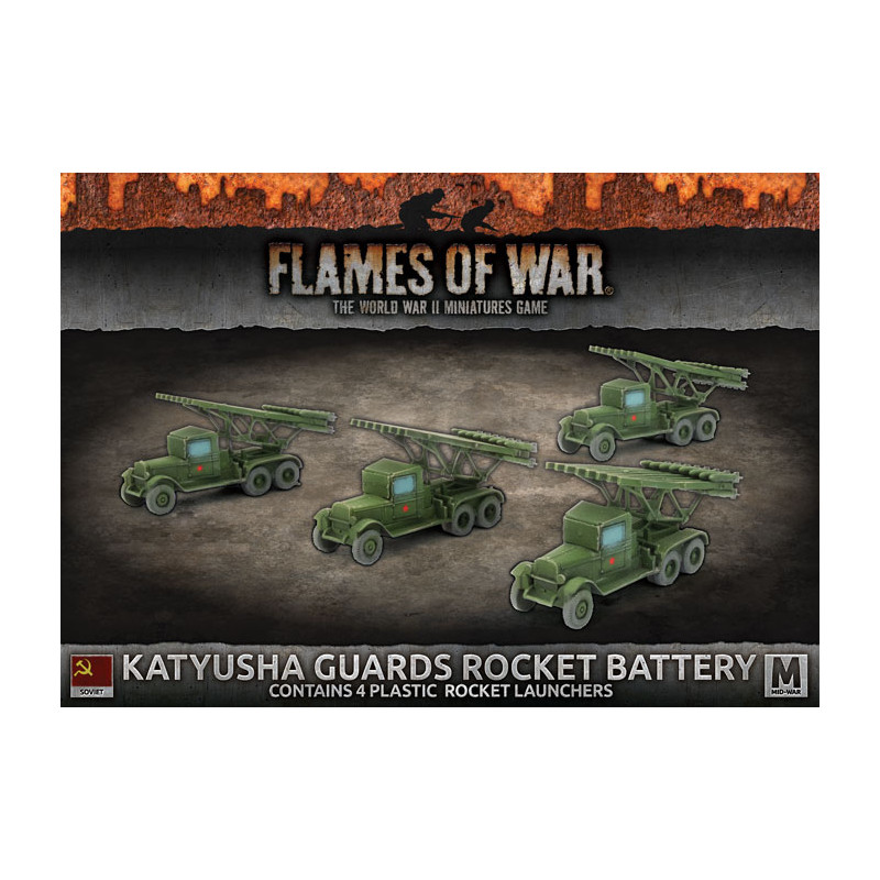 Katyusha Guards Rocket Battery (x4 Plastic)