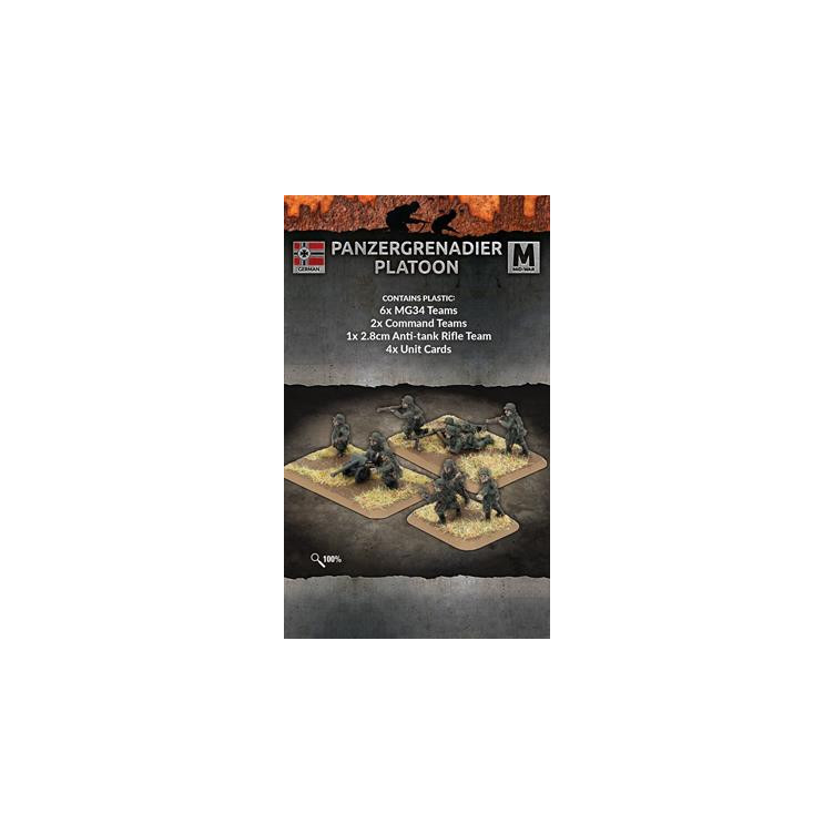 Panzergrenadier Platoon (40 figs Plastic)