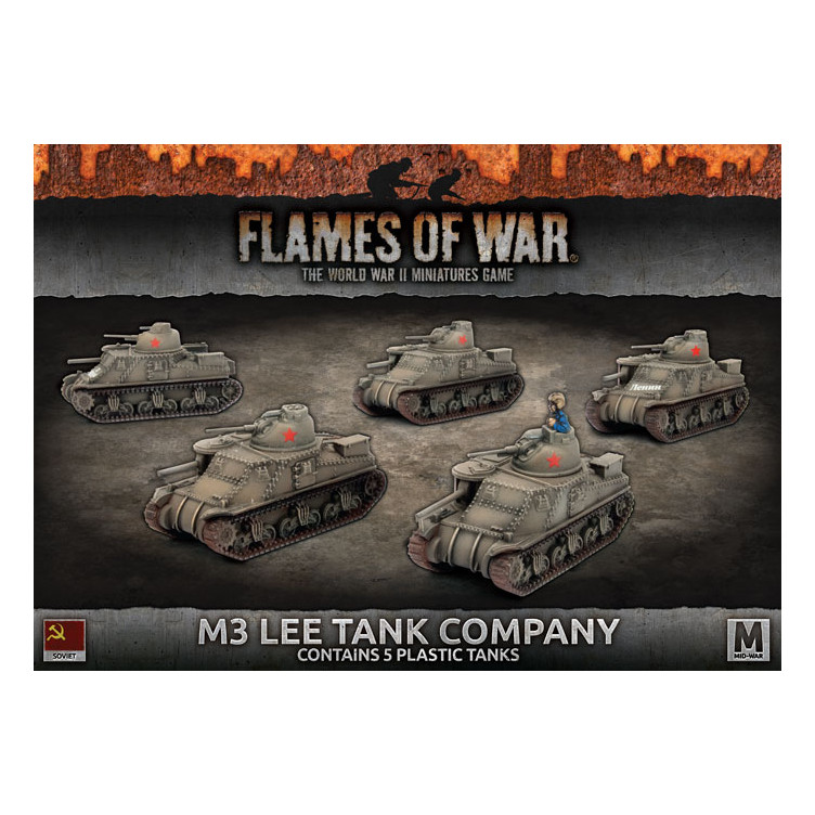 M3 Lee Tank Company (x5 Plastic)