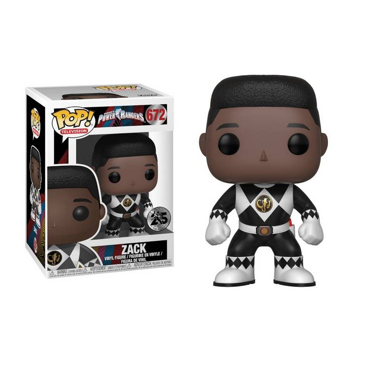 Power Rangers POP! Black Ranger Zack No Helmet series 7