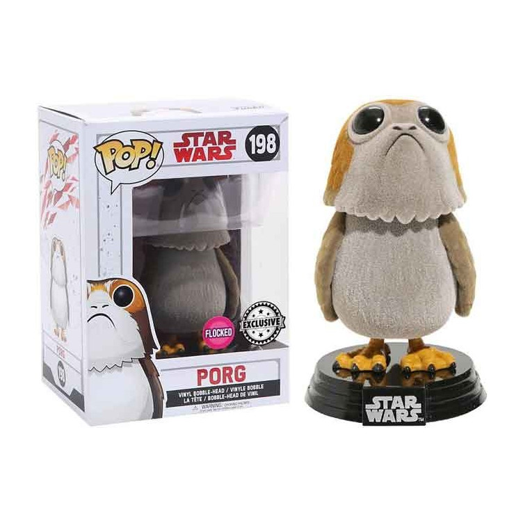 Star Wars POP! The Last Jedi Porg Flocked