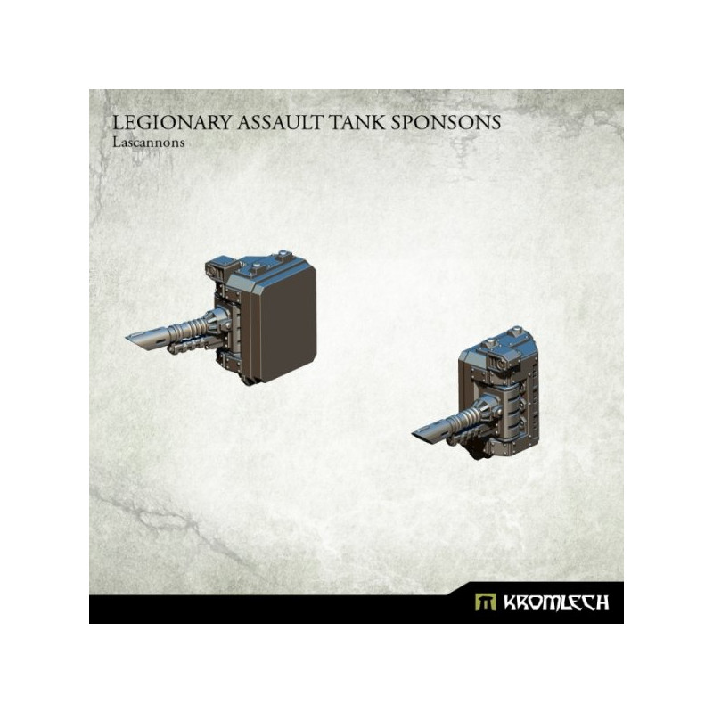 Legionary assault tank sponsons: lascannons (1)