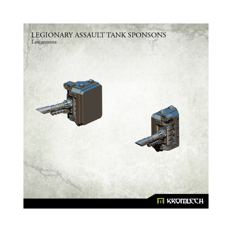 Legionary assault tank sponsons: lascannons (1)