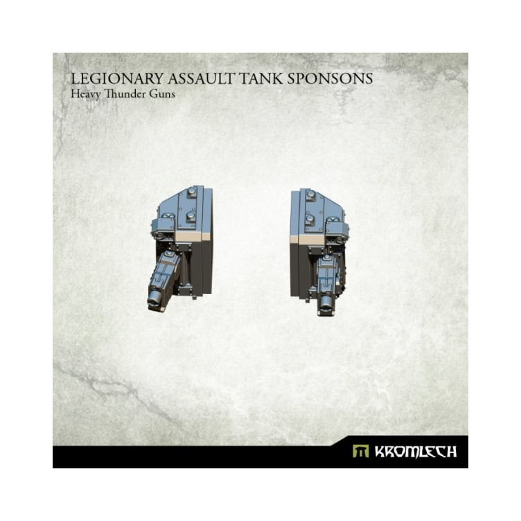 Legionary assault tank sponsons: heavy thunder guns (1)