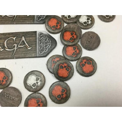 Saga Cardboard Measuring Sticks & Tokens Set