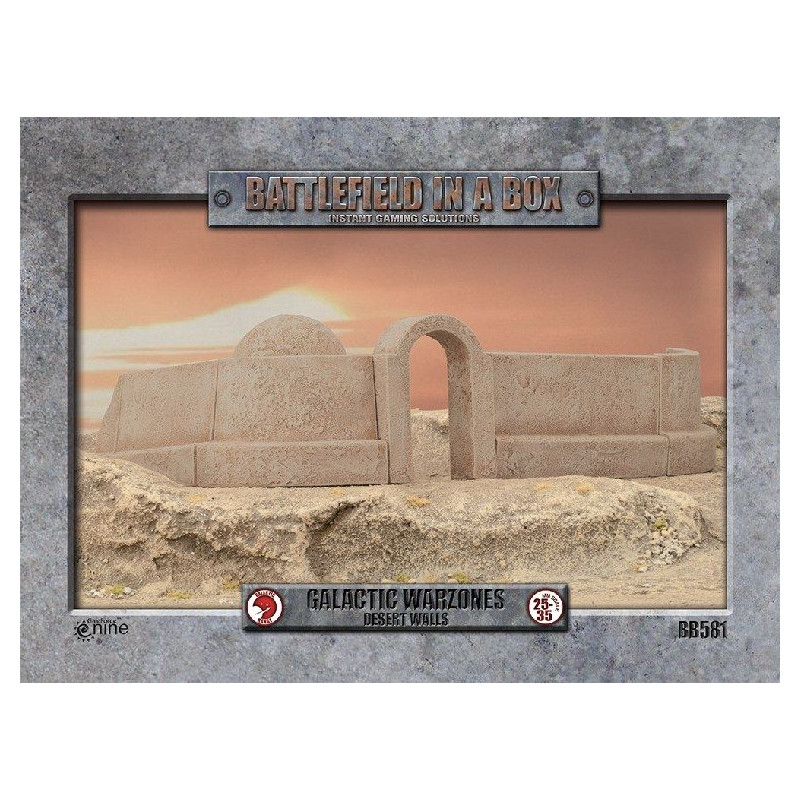 Galactic Warzones - Desert Walls