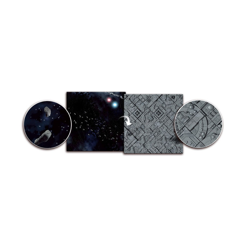 Gaming Mat - Asteroid Field / Space Station