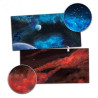 Gaming Mat - Frozen Planet / Crimson Gas Cloud