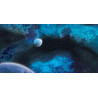 Gaming Mat - Frozen Planet / Crimson Gas Cloud