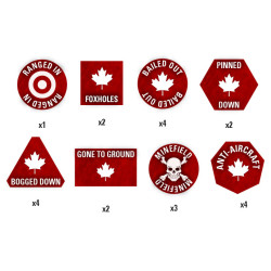 Team Yankee Canadian Token Set