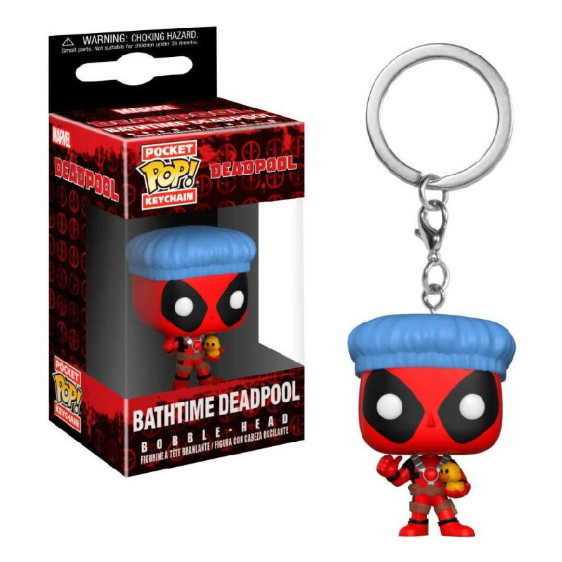 Marvel Comics POP! Llavero Deadpool Bathtime