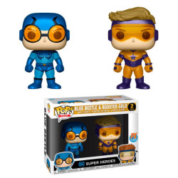 DC Comics POP! Blue Beetle & Booster Gold Metallic