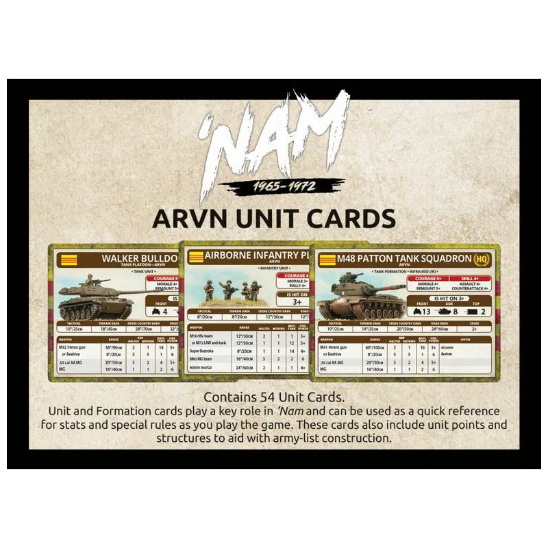 Arvn 'Nam Unit Card Pack