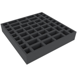 55 mm foam tray with 52 compartments for Massive Darkness - Unit