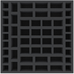 55 mm foam tray with 52 compartments for Massive Darkness - Unit