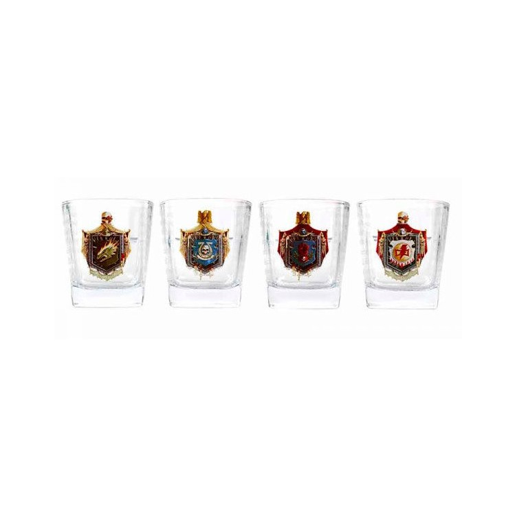 Set 4 mini vasos Chapter Warhammer