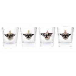 Set 4 mini vasos Chapter Warhammer