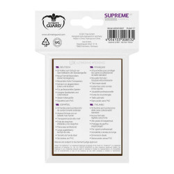 Supreme Sleeves Fundas de Cartas Estándar Marrón (50)