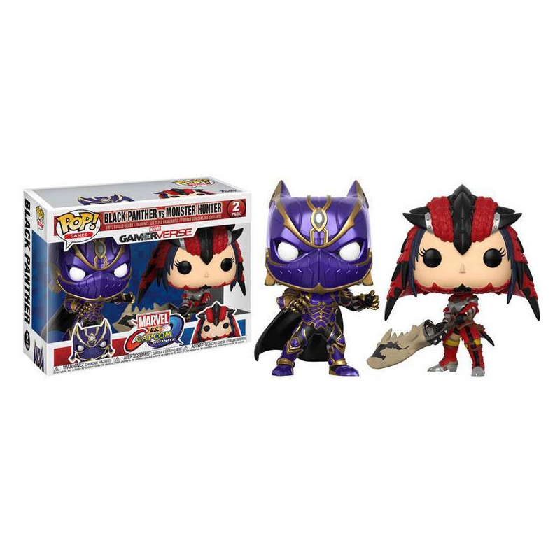 Marvel vs Capcom POP! Black Panther vs Monster Hunter