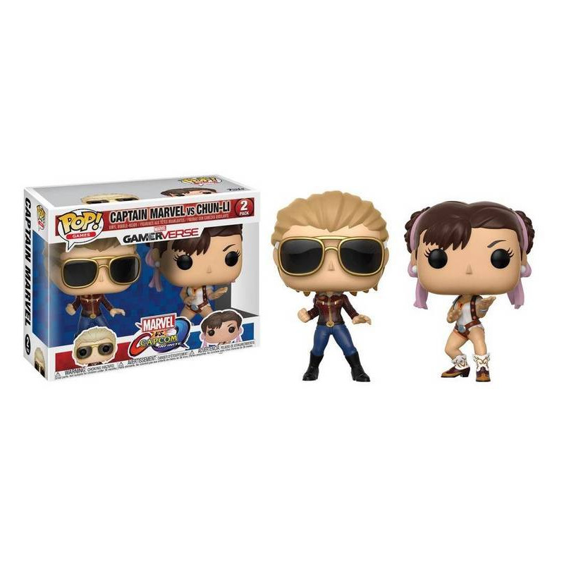 Marvel vs Capcom POP! Captain Marvel vs Chun-Li