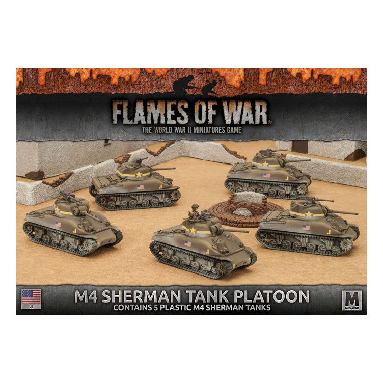 M4 Sherman Tank Platoon (plastic)