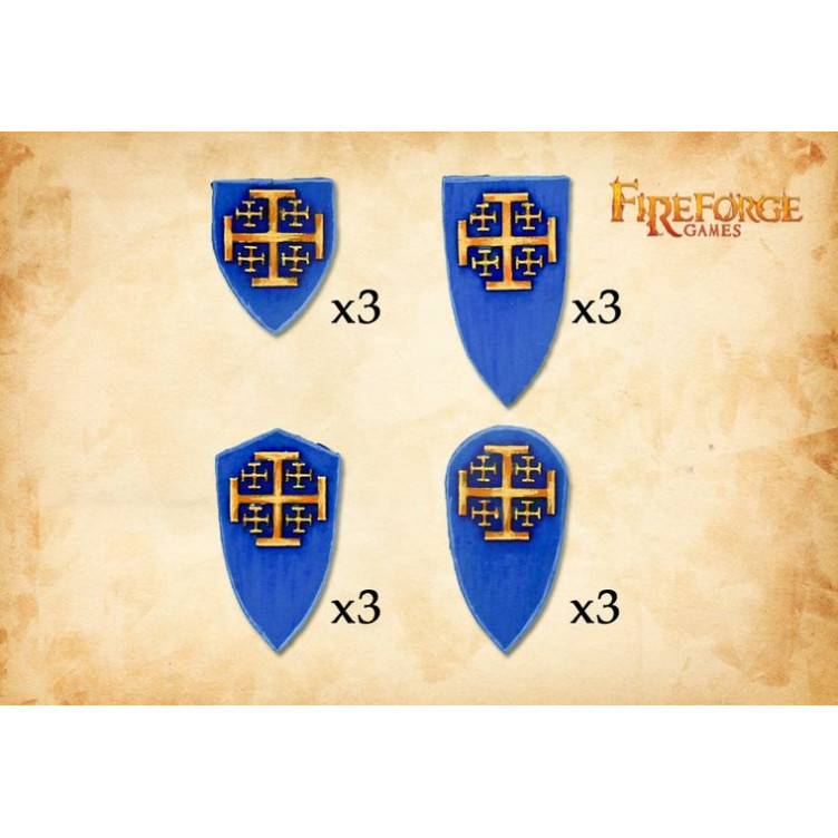 The Order of Jerusalem shields