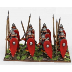 Byzantine Skoutatoi Infantry (25 infantry plastic figures)