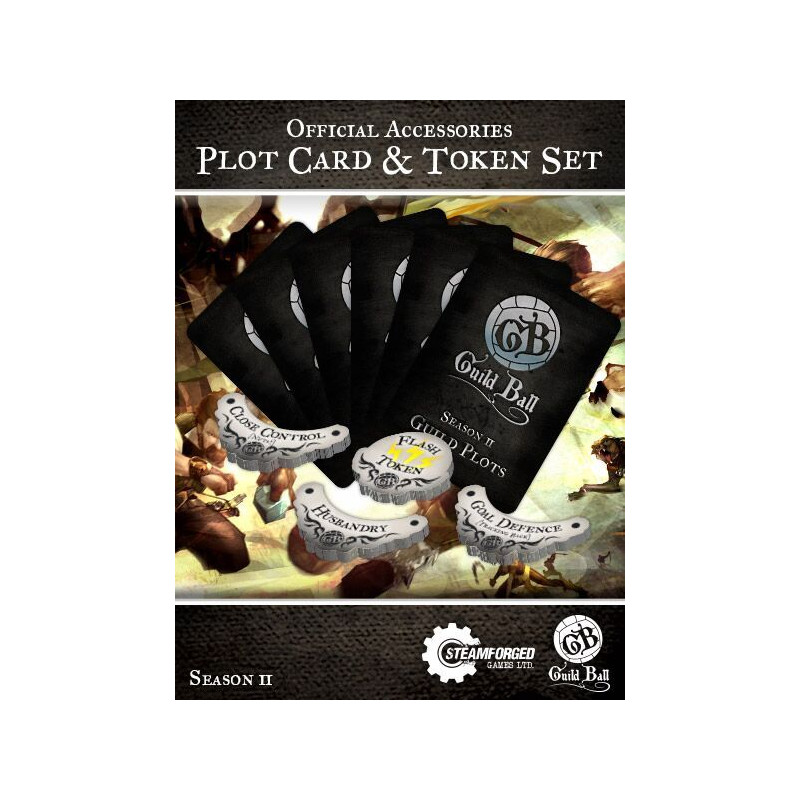 Guild Ball Season 2 Plot Cards & Token Set