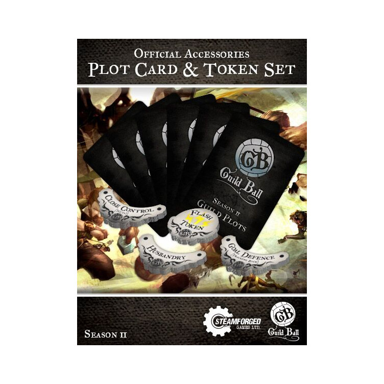 Guild Ball Season 2 Plot Cards & Token Set