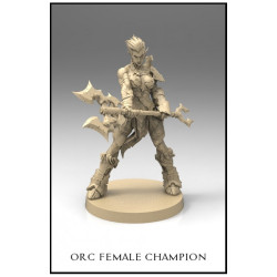 Orc Female Champion Scale 70mm