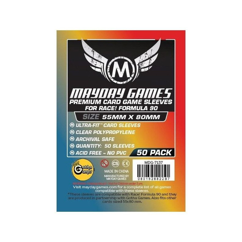 Premium Race! Formula 90 Card Sleeves 55x80 mm (50)