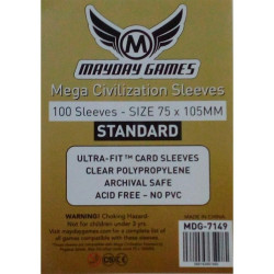 Standard Mega Civilization Sleeves (75x105 mm) (100)