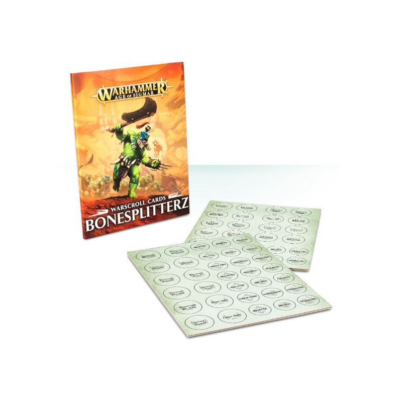 Warscroll Cards: Bonesplitterz (castellano)