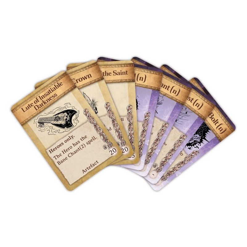 Kings of War Artefact & Spell Cards