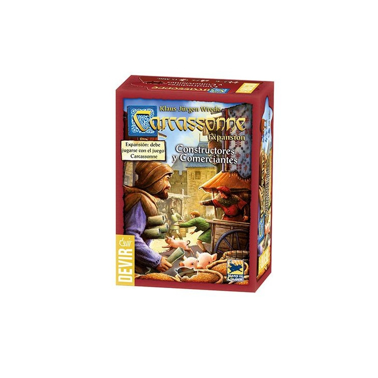 Carcassonne: Constructores y comerciantes (Nueva edición)