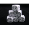 Smiley 18mm D6 White