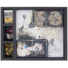 Bandeja Zombicide Black Plague 50 mm tokens,tableros y cartas