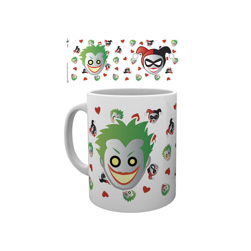 DC Comics Taza Emoji Harley & Joker