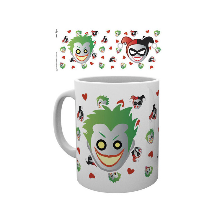 DC Comics Taza Emoji Harley & Joker