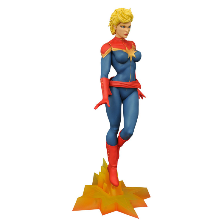 Marvel Femme Fatales Estatua Captain Marvel Mohawk SDCC 2016 Exc